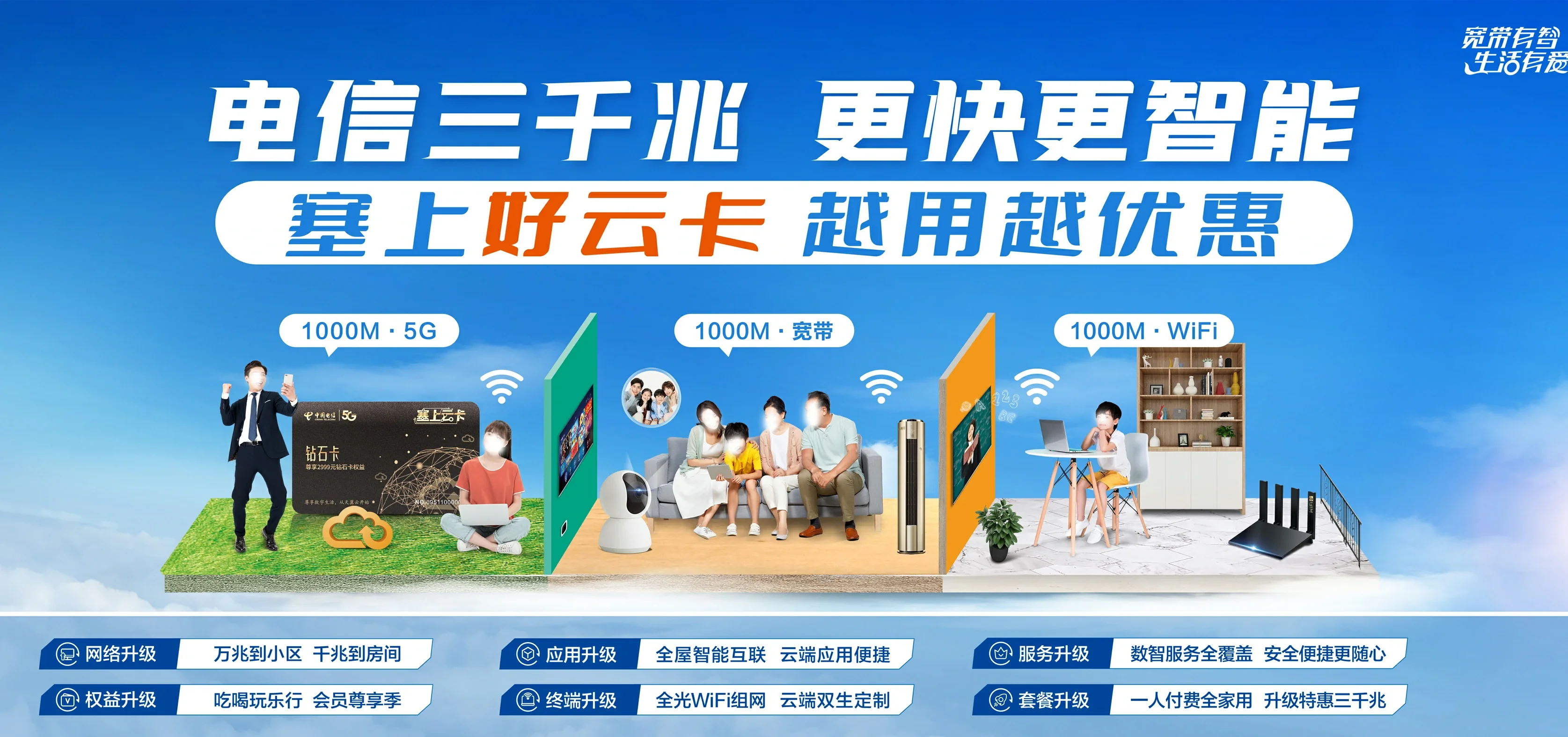 中国电信 钦北区电信宽带 宽带套餐